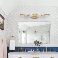 Modern 4-Light LED Vanity Lights For Bathroom With Energy Saving Technology - Stylish And High Quality Lighting Fixture For Home Décor