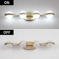 Modern 4-Light LED Vanity Lights For Bathroom With Energy Saving Technology - Stylish And High Quality Lighting Fixture For Home Décor