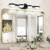 Modern 4-Light LED Vanity Lights For Bathroom With Energy Saving Technology - Stylish And High Quality Lighting Fixture For Home Décor