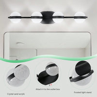 Modern 4-Light LED Vanity Lights For Bathroom With Energy Saving Technology - Stylish And High Quality Lighting Fixture For Home Décor