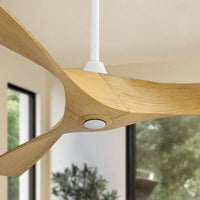 52 Inch Energy Efficient Modern Ceiling Fan with Remote Control Reversible DC Motor Ideal for Indoor and Outdoor Spaces