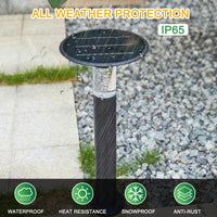 Dimmable Solar Lawn Lights IP65 Waterproof Outdoor Landscape Lighting for Gardens Parks Courtyards Energy Efficient Easy Install