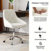 Modern Velvet Fabric Dining Chair, Chrome Legs Living Room Furniture, Comfortable And Adjustable Seat, Space Saving, Set Of 1