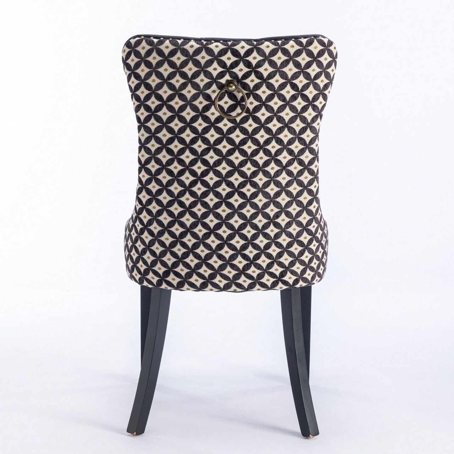 Elegant Velvet Dining Chairs Set of 2 with Solid Wood Legs and Nailhead Trim High Backrest Comfortable Cushion Modern Home Décor
