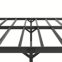 Sturdy King Size Metal Platform Bed Frame No Box Spring Required Modern Design 660 Lbs Weight Capacity