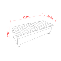 Bed Bench With Storage Leather - Multi-Purpose Ottoman For Small Spaces - Stable Solid Wood Frame - Easy Assembly - Holds 300 Pounds