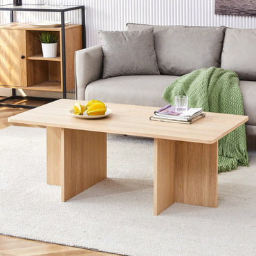 Modern Coffee Table, Industrial Style, Easy To Clean, Easy To Assemble, Suitable For Living Room, Bedroom, And Study