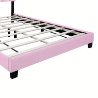 Queen Size Dark Velvet Adjustable Upholstered Bed Frame with Innovative Design and Easy Assembly