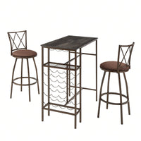 30" X 30" Dining Table Set With 2-3 Chairs - 24"W X 18"D X 38"H Chairs, 29" Seat Height