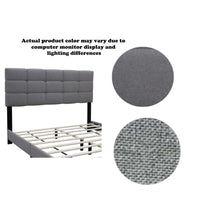 Queen Size Adjustable Upholstered Bed Frame - Stylish, Durable, And Dirt-Resistant Design For Use Without Innerspring Mattresses