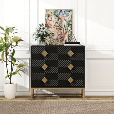 3-Drawer Storage Cabinet - Durable Construction, Stylish Design, Easy Assembly