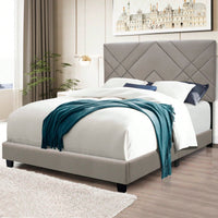 Queen Size Bed Frame With Adjustable Headboard