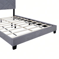 Queen Size Bed Frame With Adjustable Headboard