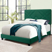 Queen Size Bed Frame With Adjustable Headboard
