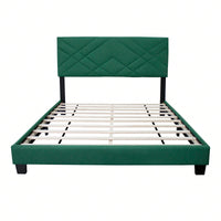 Queen Size Bed Frame With Adjustable Headboard