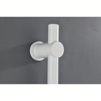 Stainless Steel Grab Rail with Handheld Shower Head and 69 Inch Hose Adjustable Height Secure Mount Design