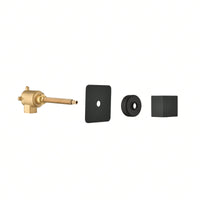3/4 Inch Cast Metal High Flow Volume Control Valve Durable Brass Handle Shower Fixture