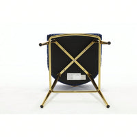 Velvet High Bar Chair With Gold Zipper High Back - Stylish And Durable Seat For Dining, Bar, And Leisure Areas