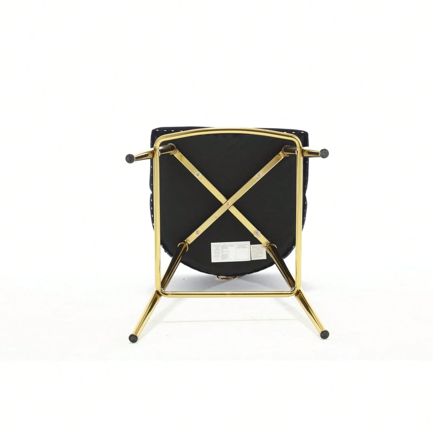 Velvet High Bar Chair With Gold Zipper High Back - Stylish And Durable Seat For Dining, Bar, And Leisure Areas