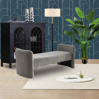 52" Bench For Bedroom End Of Bed Modern Contemporary Design Ottoman Couch Long Bench Window Sitting Fireplace Bench