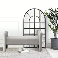 52" Bench For Bedroom End Of Bed Modern Contemporary Design Ottoman Couch Long Bench Window Sitting Fireplace Bench