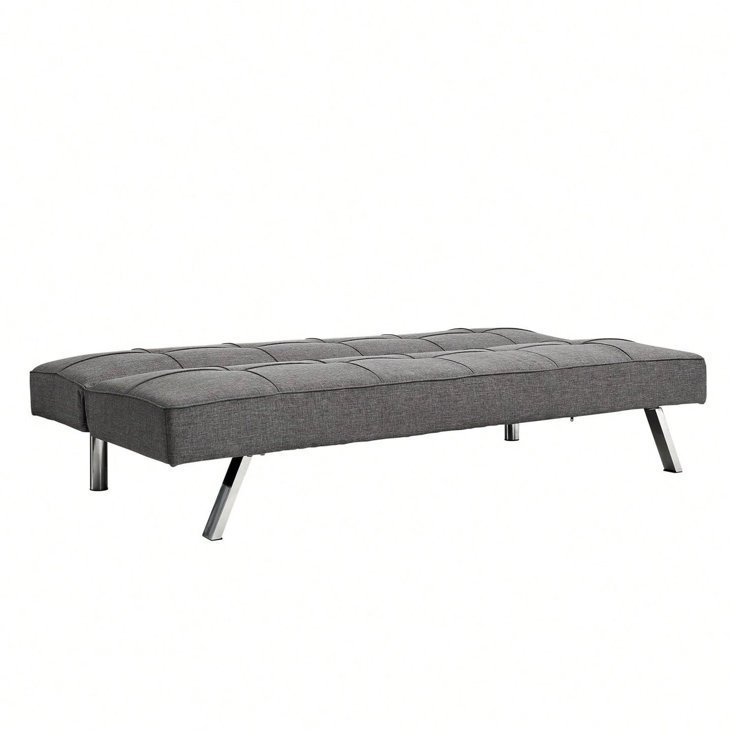 Versatile Sofa Bed with Metal Frame and Stainless Steel Legs for Living Room Bedroom Office Space Saving Design