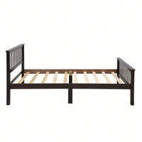 Stylish Twin Wood Platform Bed with Headboard and Footboard - Durable Pine Construction and Solid Slat Support for Easy Assembly