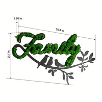 Nature-Inspired Iron Wall Art with Birds and Greenery for Tranquil Home Decor