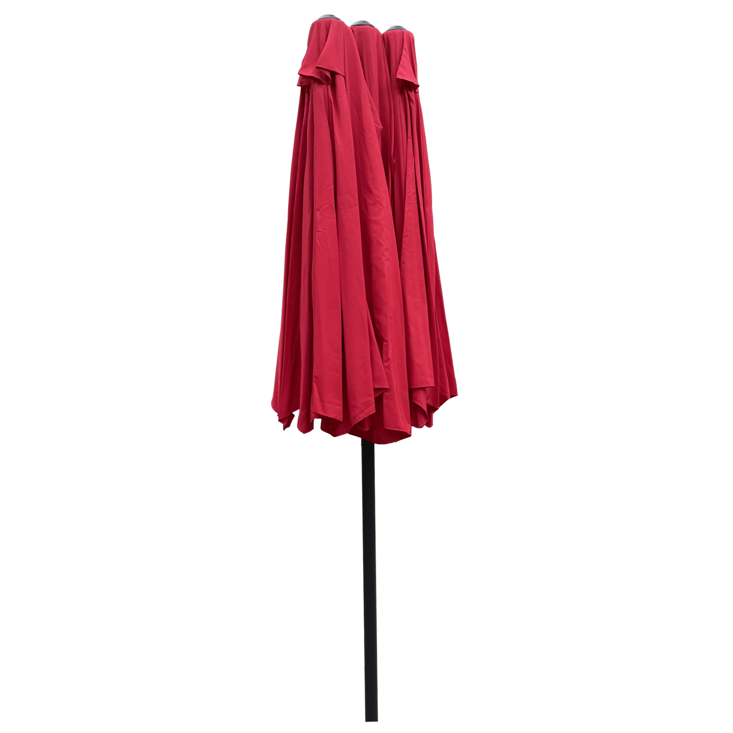 Extra Large 15x9 Feet Double-Sided Patio Umbrella with Crank Waterproof Wind Vents for Garden Deck Pool Shade