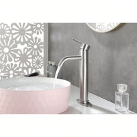 Modern Bathroom Sink Faucet Single Handle Vanity Faucet For RV, Deck Mount 1 Hole Or 3 Holes Installation - Sleek And Functional Design