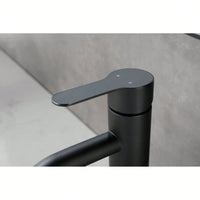 Modern Bathroom Sink Faucet Single Handle Vanity Faucet For RV, Deck Mount 1 Hole Or 3 Holes Installation - Sleek And Functional Design