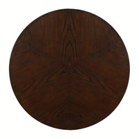 32-Inch Solid Wood And MDF Round Mid-Century Farmhouse Coffee Table