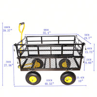 Wagon Cart Garden Cart Trucks For Easy Firewood Transport And More