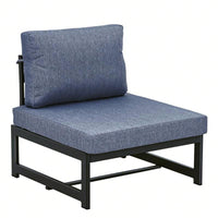 Stylish Compact Armchair for Living Room or Office Comfortable Upholstered Sofa Chair with Soft Cushion Easy to Assemble