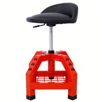 Pneumatic 360 Degree Swivel Mechanics Rolling Creeper Seat Heavy Duty Rolling Mechanics Stool Shop Stool With Casters