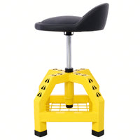 Pneumatic 360 Degree Swivel Mechanics Rolling Creeper Seat Heavy Duty Rolling Mechanics Stool Shop Stool With Casters
