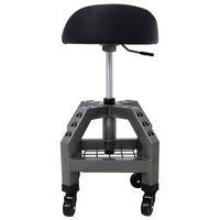 Pneumatic 360 Degree Swivel Mechanics Rolling Creeper Seat Heavy Duty Rolling Mechanics Stool Shop Stool With Casters