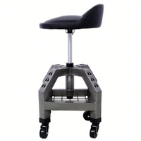 Pneumatic 360 Degree Swivel Mechanics Rolling Creeper Seat Heavy Duty Rolling Mechanics Stool Shop Stool With Casters