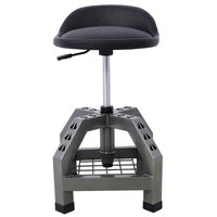 Pneumatic 360 Degree Swivel Mechanics Rolling Creeper Seat Heavy Duty Rolling Mechanics Stool Shop Stool With Casters