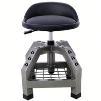 Pneumatic 360 Degree Swivel Mechanics Rolling Creeper Seat Heavy Duty Rolling Mechanics Stool Shop Stool With Casters
