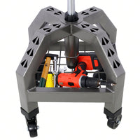 Pneumatic 360 Degree Swivel Mechanics Rolling Creeper Seat Heavy Duty Rolling Mechanics Stool Shop Stool With Casters