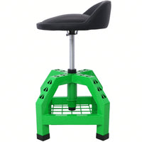 Pneumatic 360 Degree Swivel Mechanics Rolling Creeper Seat Heavy Duty Rolling Mechanics Stool Shop Stool With Casters