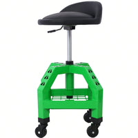 Pneumatic 360 Degree Swivel Mechanics Rolling Creeper Seat Heavy Duty Rolling Mechanics Stool Shop Stool With Casters