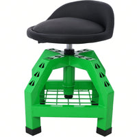 Pneumatic 360 Degree Swivel Mechanics Rolling Creeper Seat Heavy Duty Rolling Mechanics Stool Shop Stool With Casters