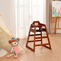 Wooden Double Solid Wood Feeding, Eat & Grow Portable High Chair In For Babies And Kids, Easy To Clean And Durable Booster Chair