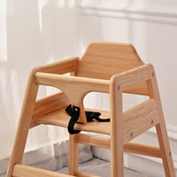 Wooden Double Solid Wood Feeding, Eat & Grow Portable High Chair In For Babies And Kids, Easy To Clean And Durable Booster Chair