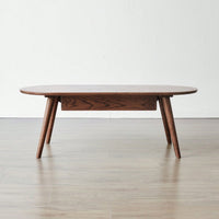 Solid Wood Coffee Table With Drawers - Versatile Center Table, Desk, Or Study Table For Living Room - Easy Assembly