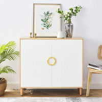 Versatile Modern Sideboard Buffet Cabinet with Adjustable Shelves and Doors for Kitchen Dining Living Room Storage