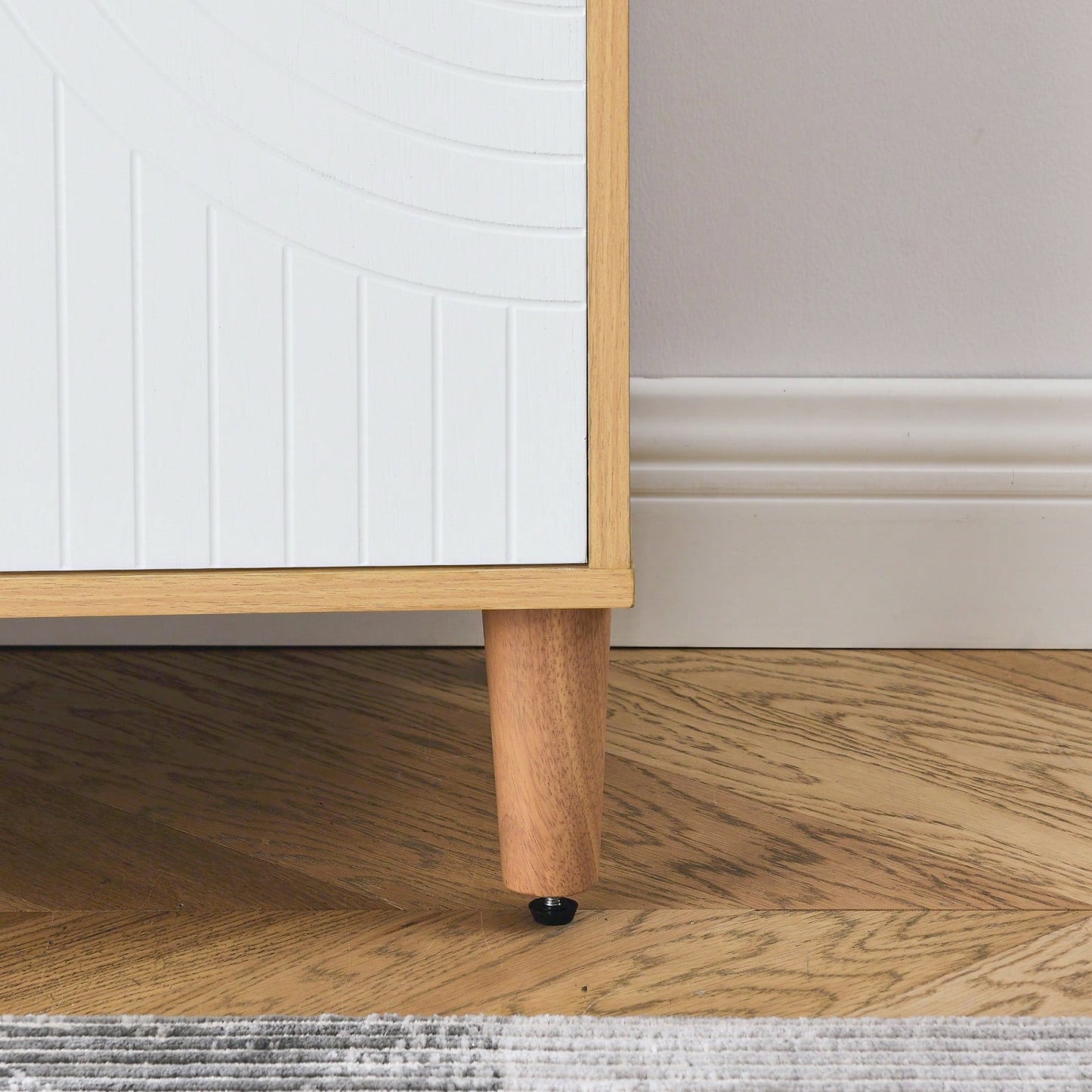 Versatile Modern Sideboard Buffet Cabinet with Adjustable Shelves and Doors for Kitchen Dining Living Room Storage