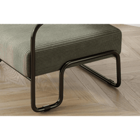 Comfortable Ergonomic Accent Chair with Ottoman for Living Room Bedroom Office Easy Assembly